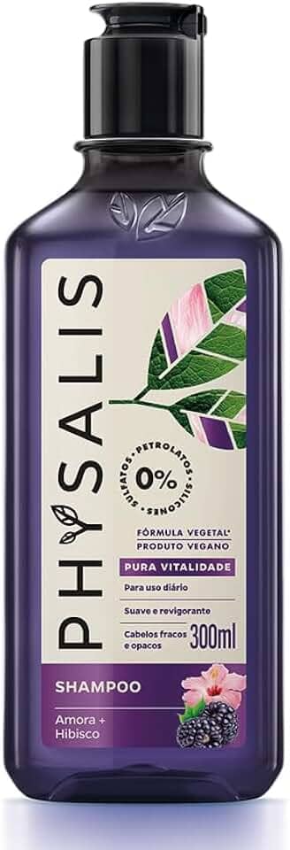 PHYSALIS Shampoo Vegano Physalis Pura Vitalidade 300Ml