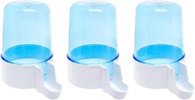 Kit 3 Bebedouro Automático 300ml Malha Larga Para Aves e Calopsitas