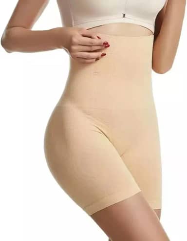 Kit 2 Cintas Modeladora Shorts Cintura Alta Diminui Aperta Barriga Compressão