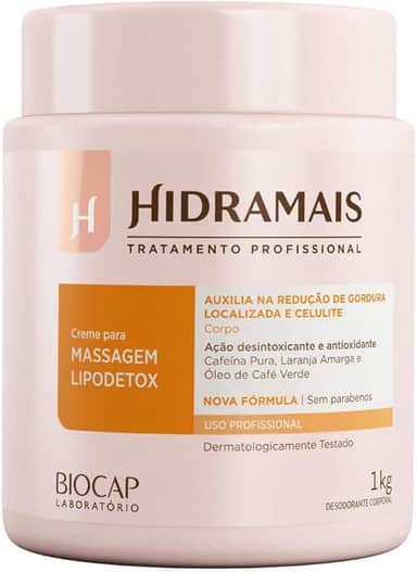Hidramais Creme De Massagem Lipo Detox 1Kg