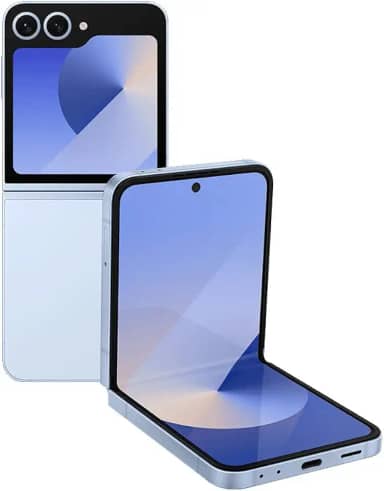 Samsung Celular Galaxy Z Flip6 5G, 256GB, 12GB RAM, Tela 6.7', Câm. Dupla + Selfie 50MP, Galaxy AI - Azul (Recondicionado)