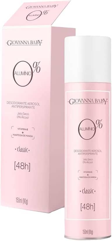 Giovanna Baby Desodorante Aerosol 0% Aluminio Classic 150 Ml