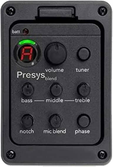 Captador Piezo Fishman 301, Sintonizador EQ de Pré-Amplificador de Violão