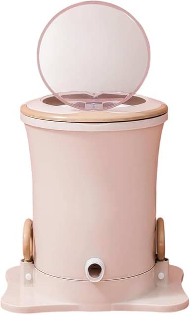 Secadora de roupas, centrifugadora, máquina de secar roupa, centrifugadora manual, para RV, apartamento, Rosa, M