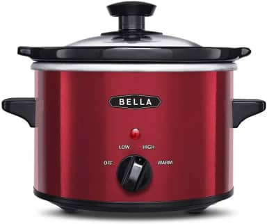 Bella 1.5 Quart Slow Cooker - Red