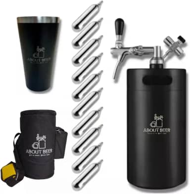 Kit Chopeira Térmica Keg Vacuum Portátil About Beer de 5 Litros