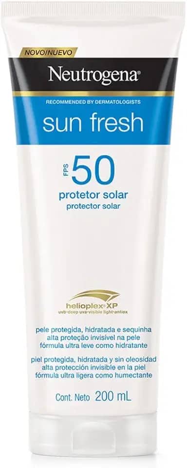 Neutrogena Sun Fresh Protetor Solar Corporal, FPS 50, 200ml