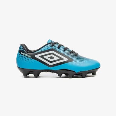 Chuteira Campo Umbro Cannon Jr,Azul/Preto/Branco,28
