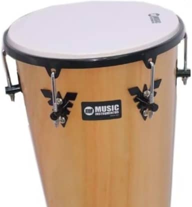 Timba Music Phx 50 Cm X 11 Pol Madeira Pele Dupla Napa Nylon