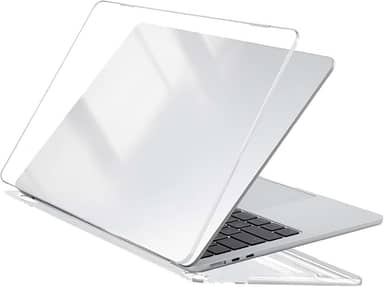 Capa Protetora para Laptop,Compatível com os Modelos MacBook Air 13 Polegadas M1 2020,2019,2018 A2337,A2179,A1932,Proteção Ultrafina contra Quedas com Dissipação de Calor e Ventilação(Transparência)