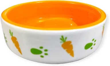 Comedouro Bebedouro Porcelana para Coelhos e Roedores - 80ML