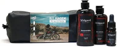 Kit Viagem Para Barba Pé na Estrada Necessaire - Midgard - Viking