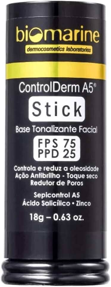 Biomarine Control Derm A5 Stick Base Bastão FPS 75 18g - 02 Natural