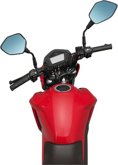 Retrovisor Moto, Retrovisor Esportivo para Moto, Modelo Rosca Fixo Haste Curta Esportivo Lente Convexa