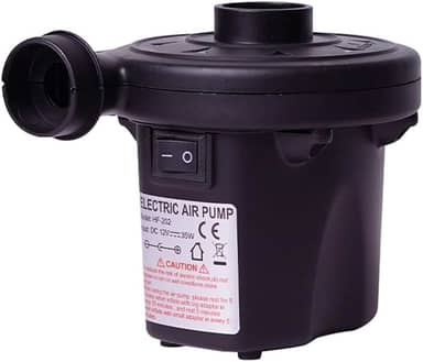 Bomba Inflador Elétrico Bask para inflar e desinflar colchões, boias, piscinas, balões de festas e brinquedos infláveis. Bivolt (110V/220V) rápida e eficiente ideal para viagens e acampamentos