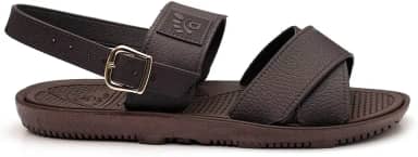 Sandália Anatômica Masculina Ortopédica, Antiderrapante, Leve, Alívio para Dores nos Pés e Esporão, Preto e Café, Tamanhos 35-44