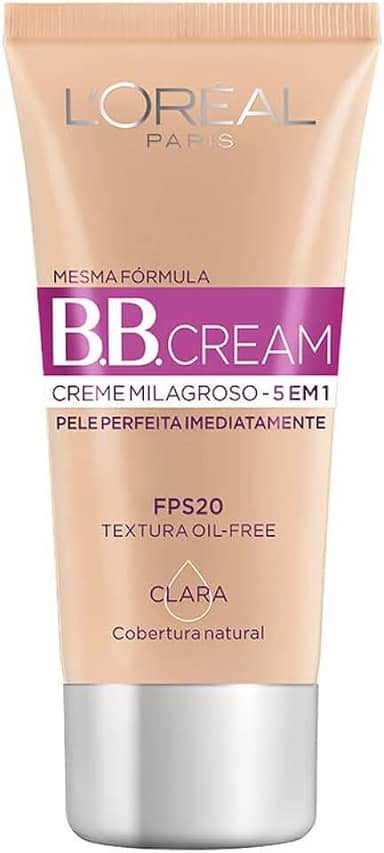 Base BB Cream L'Oréal Paris Dermo Expertise Cor Clara FPS 20, 30ml