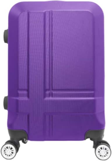 Mala de Bordo Montevideu com Rodinhas 360º Balança Analógica (roxo) 10 kg Bagagem de Mão