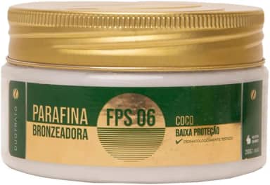 Parafina bronzeador acelerador de bronzeado Duotrato 200g (Côco)
