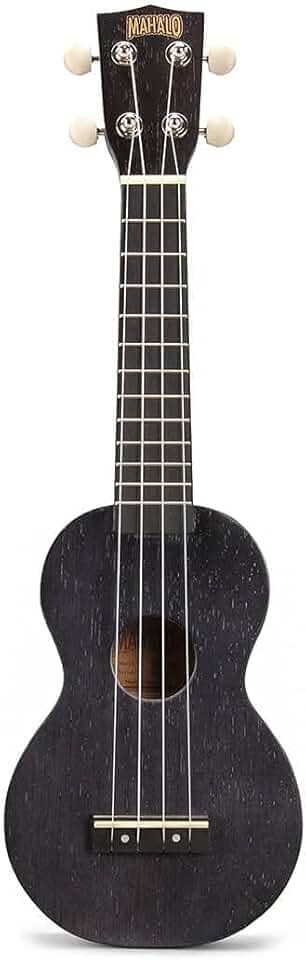 UKULELE SOPRANO SÉRIE KAHIKO - PRETO TRANSPARENTE