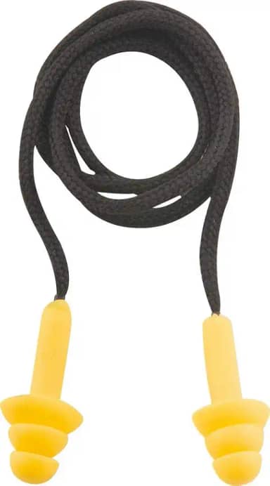 Vonder, Protetor Auditivo Tipo Plug, De Copolímero, Com Cordão Em Algodão.