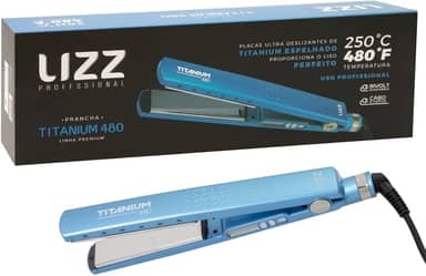 Lizz Professional Prancha Titanium 480F / 250C - Bivolt