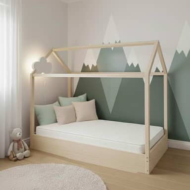 Colchão De Berço Infantil Americano D20 Quarto Cama 130x70x10