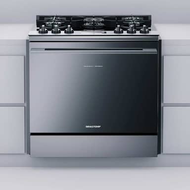 Fogão Brastemp 5 Bocas De Embutir Cor Inox Com Mesa De Vidro E Touch Timer Com Autodesligamento - BYS5VCR 220V