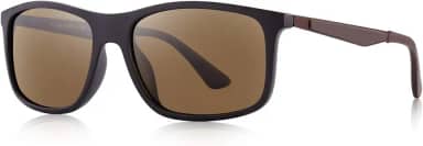 Óculos de sol esportivos unissex com lentes polarizadas TR90 Legs