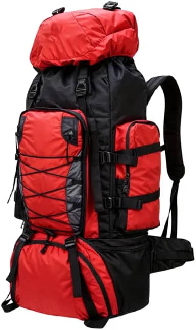 Mochila 90L para Trekking Impermeável Alças Ajustáveis e Cinta Abdominal Montanhismo Viagem Trilha Alpinismo Escalada Bolsa Esportiva Grande