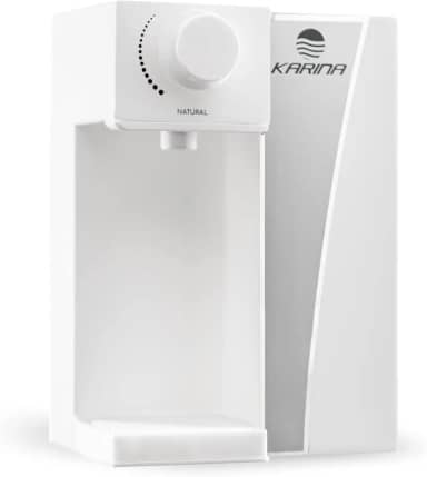 PURIFICADOR DE AGUA NATURAL BRANCO, COMPLETO PARA USO