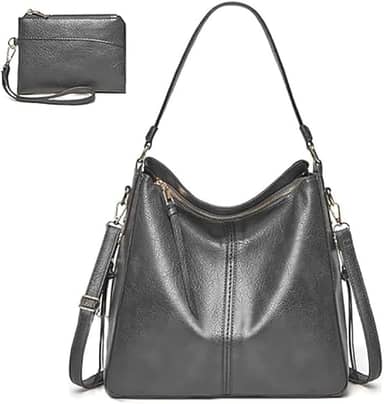 Bolsa Grande Feminina Transversal Moderna Luxo E Carteira