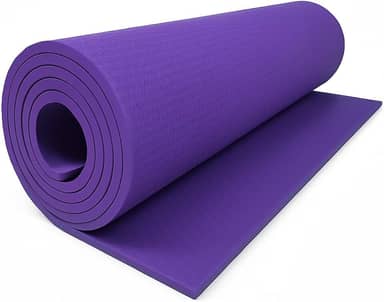 Tapete Para Yoga EVA Macio Ginástica Pilates Treino Boa aderência Antiderrapante 173x61x0,6cm