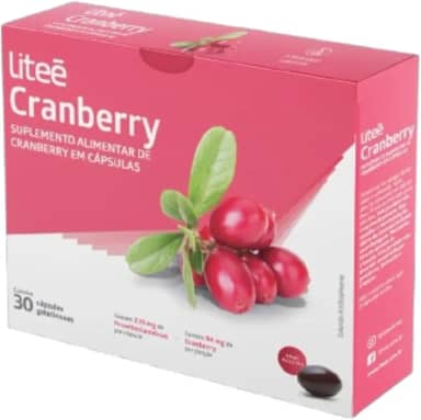 Litee Cranberry Suplemento Concentrado 30 Cáps