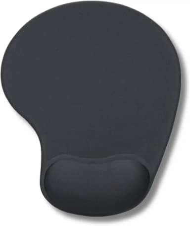 Mouse Pad Ergonômico com Apoio para Pulso Base Antiderrapante Preto Mousepad Premium