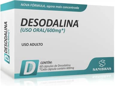 Desodalina 600mg 60 cápsulas - Sanibras