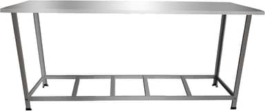 MESA DE SERVIÇO 140X70 CM - TOTAL INOX