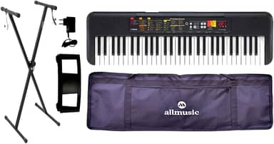 Kit Teclado PSR-F52 + Capa Allmusic + Suporte + Acessórios