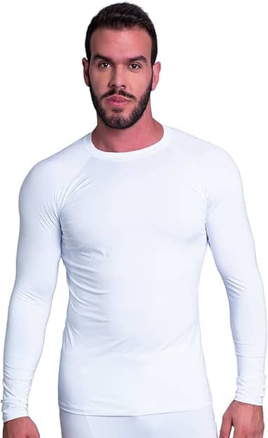 Camisa Mvb Modas Térmica Masculina Segunda Pele Proteção Uv 50+