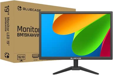 Monitor Led 19' 1440x900 75HZ Preto Bluecase - BM19K4HVW