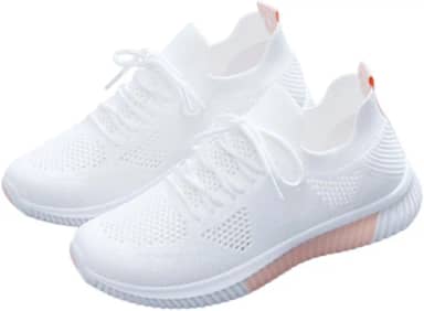 Tênis ortopédico feminino macio e relaxado de verão, leve, moderno, confortável, acolchoado