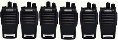Kit 6 Walkie-talkie Baofeng Radio Comunicador Alto Alcance Bf777s