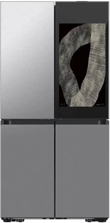 Samsung Geladeira French Door Family Hub 4 Portas Flexzone Samsung Bespoke RF29D Inox 699L - 127V