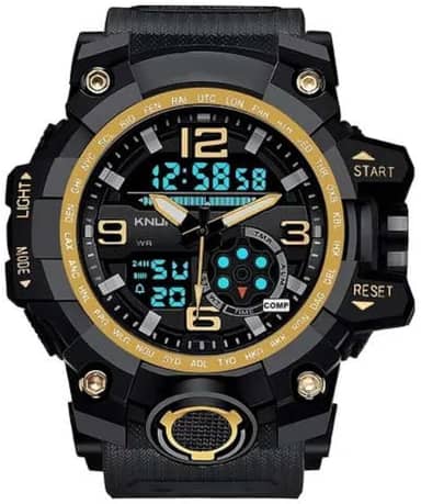 Relogio Masculino Shock Esportivo Grande Resistente À Água