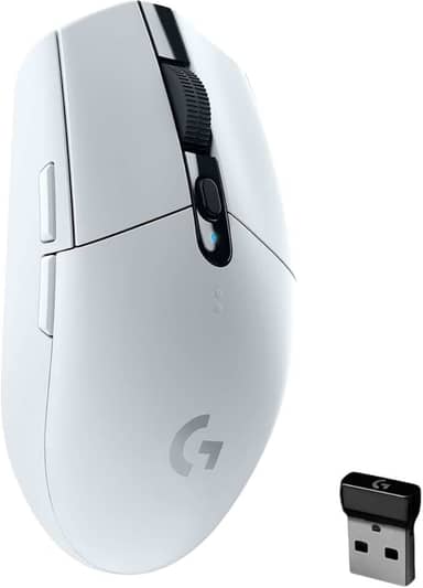 Mouse Gamer Sem Fio Logitech G305 LIGHTSPEED com 6 Botões Programáveis e Até 12.000 DPI - Branco