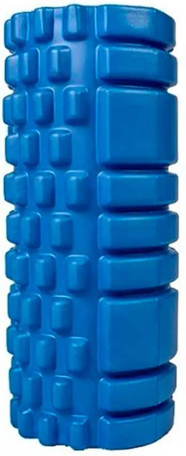 Rolo Massagem Liberação Miofascial Foam Roller Soltura Yoga Pilates - Azul