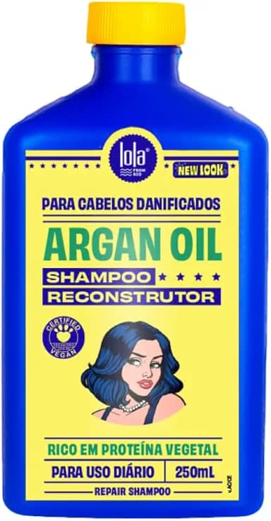 Argan Shampoo Reconstrutor 250ml , Lola Cosmetics