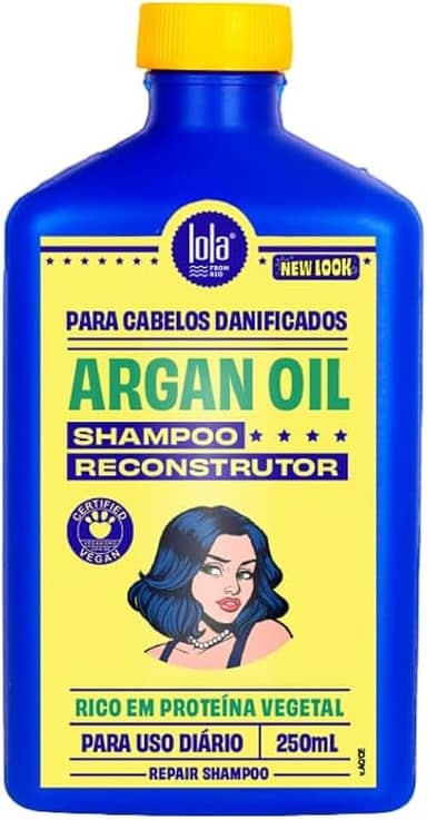 Argan Shampoo Reconstrutor 250ml , Lola Cosmetics