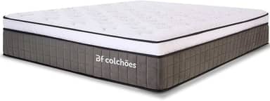 Colchão Casal Molas Ensacadas Espuma D33 Firme e Pillow de Visco Power Sleep 138x188cm - BF Colchões
