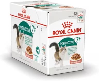 Kit 12un. Ração Úmida Royal Canin Sachê Gatos Adultos Instinctive +7 85g
